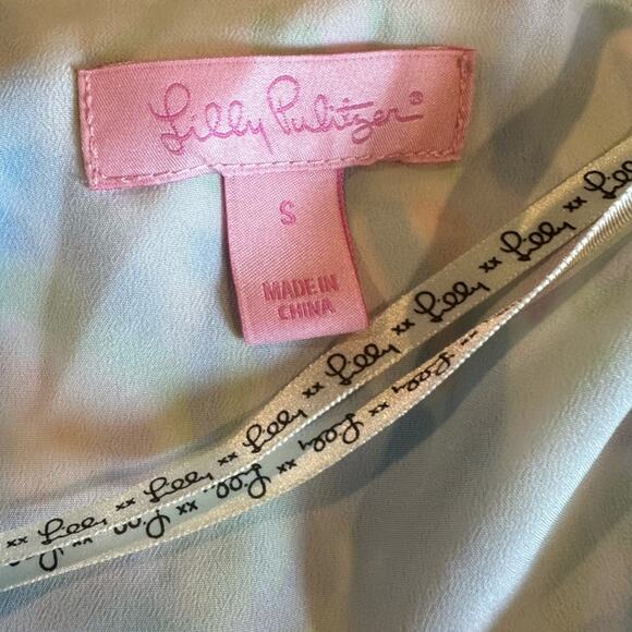 Lilly Pulitzer Deanna Maxi Dress Sea Soirée Vacation Beach Cruise Colorful Small - Picture 11 of 14